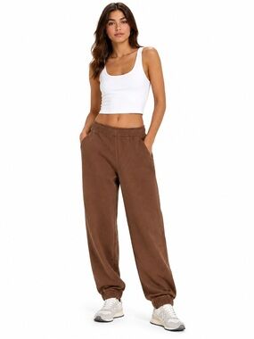 Brandy Melville Brown Relaxed Jogger Pants